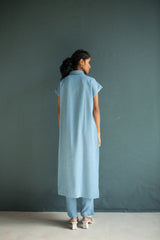 Verve Long Kurta Set Leaf