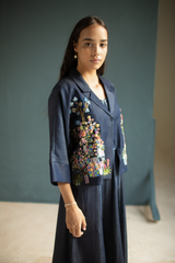 Verve A-Line Bustier Dress Set Floral