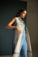 Verve Long Jacket Co-Ord Set Leaf