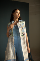 Verve Long Jacket Co-Ord Set Leaf