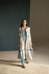 Verve Long Jacket Co-Ord Set Leaf