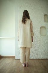 Aurum High Low Tunic Set Ivory