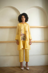 Aurum High Low Tunic Set Bumblebee