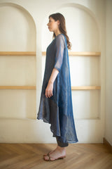 Aurum High Low Kurta Set Marina