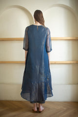 Aurum High Low Kurta Set Marina