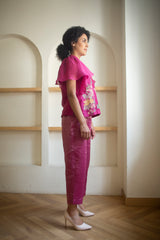 Aurum Ruffled Sleeves Co-Ord Set