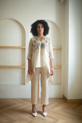 Aurum A-Line Co-Ord Set Ivory