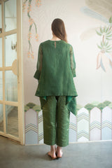 Aurum Knot Co-Ord Set Plantation Green