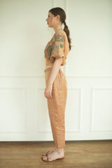 Aurum Crop Co-Ord Set Rose Gold