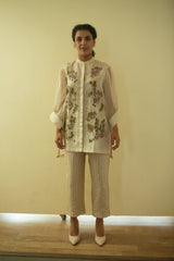 Aurum Shirt Co-Ord Set Ivory