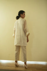 Aurum Shirt Co-Ord Set Ivory