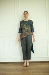 Aurum Diagnol Cut Co-Ord Set Marina