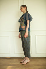 Aurum Ruffled Sleeves Co-Ord Set Marina