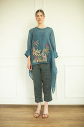 Aurum Knot Co-Ord Set Steelblue