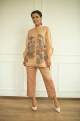 Aurum Shirt Co-Ord Set Rose Gold