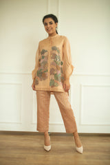 Aurum Shirt Co-Ord Set Rose Gold