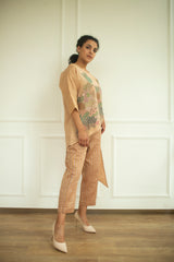 Aurum Diagnol Cut Co-Ord Set Rose Gold