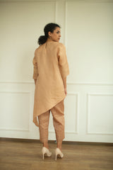 Aurum Diagnol Cut Co-Ord Set Rose Gold