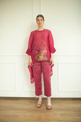 Aurum Knot Co-Ord Set Redviolet