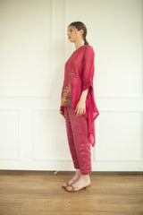 Aurum Knot Co-Ord Set Redviolet