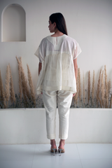 Fern Basic Co-Ord Set Ivory Palm Tree