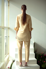 Fern Co-Ord Set Sand Gold