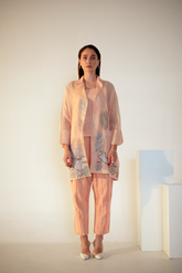 Fern Jacket Co-Ord Set Dusky Pink Bridge