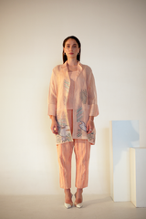 Fern Jacket Co-Ord Set Dusky Pink Bridge