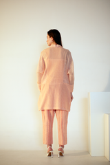 Fern Jacket Co-Ord Set Dusky Pink Bridge