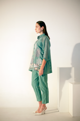 Fern Raglan Sleeve Shirt Set Pine Green Bridge