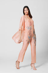 Blossom Jumpsuit With Jacket Peachy Pink