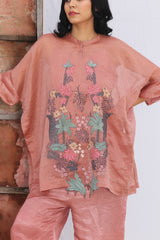 Dawn Kaftan Set Dusty Pink