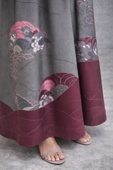 Mizu Grey Wrap Style Jumpsuit