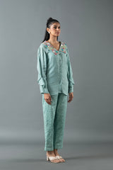 Tresor Co-Ord Set Aqua Blue