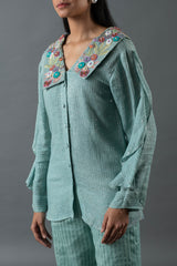 Tresor Co-Ord Set Aqua Blue