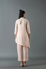 Tresor Assymetrical Co-Ord Set Soft Pink