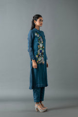 Tresor Kurta Set Midnight Blue