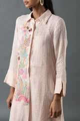 Tresor Kurta Set Soft Pink