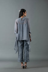 Tresor Tail Co-Ord Set Pebble Grey