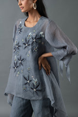 Tresor Tail Co-Ord Set Pebble Grey