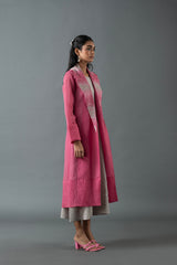 Tresor Dress Set Rose Pink & Slate Grey