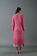 Tresor Dress Set Rose Pink & Slate Grey