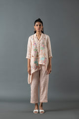 Tresor Assymetrical Co-Ord Set Soft Pink