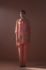 Tresor Short Kurta Set Orange
