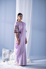 Tresor Saree Lilac