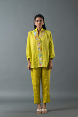 Tresor Anti-Fit Co-Ord Set Lime Green