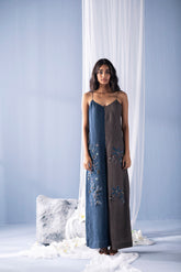 Tresor Jumpsuit Midnight Blue & Slate Grey