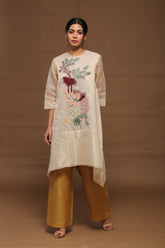 Dawn A-Line Co-Ord Set Almond White