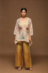 Dawn Short Jacket Co-Ord Set Almond White