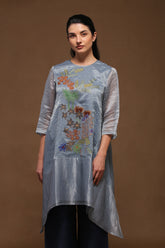 Dawn A-Line Co-Ord Set Blue Grey